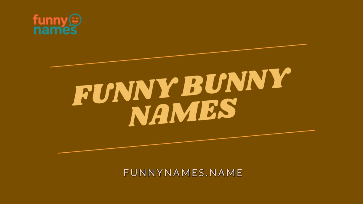 Funny Bunny Names
